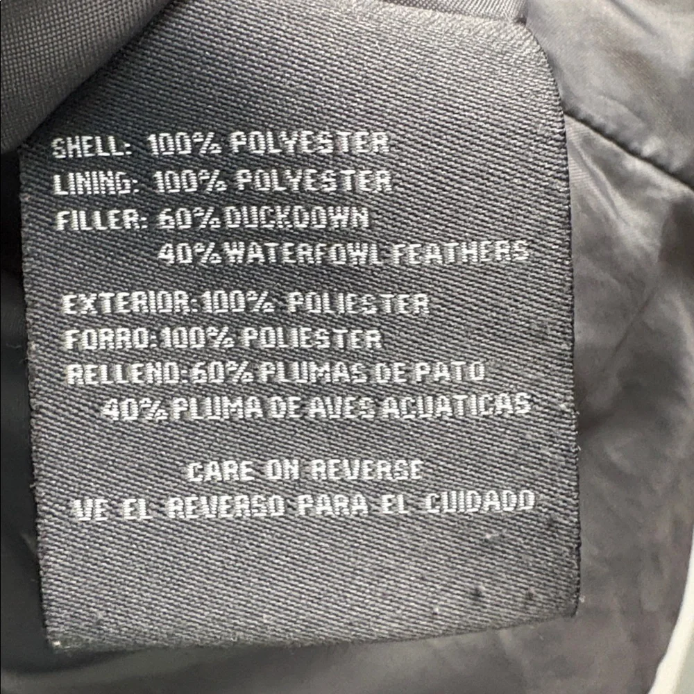 Kenneth Cole Reaction Duckdown Blend Black Puffer Coat Size Large - Picture 6 of 7